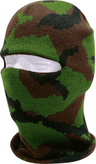 Decky 8033 Camo Face Mask 1 Hole Beanie - Woodland - Woodland / One Size Fits Most