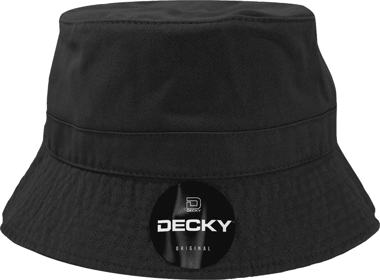 Decky 961 Polo Bucket Hat - Black - Black / S/M