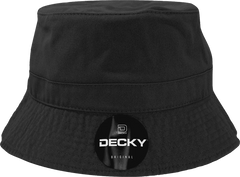 Decky 961 Polo Bucket Hat - Black - Black / S/M