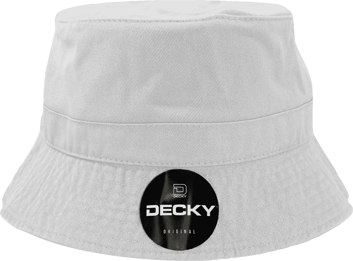 Decky 961 Polo Bucket Hat - White - White / S/M