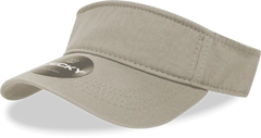 Decky 962 Polo Visor - Stone - Ivory / One Size Fits Most