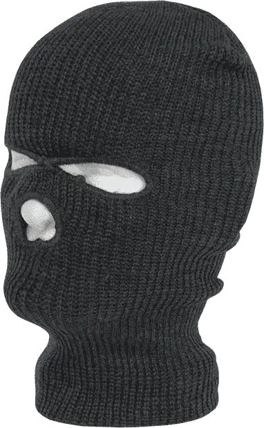 Decky 970 Face Mask 3 Holes Beanie - Heather Charcoal - Dark Gray / One Size Fits Most