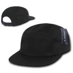Decky 985 5 Panel Racer Cap - Black - Black / One Size Fits Most