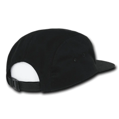 Decky 985 5 Panel Racer Cap - Black - Black / One Size Fits Most
