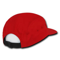 Decky 985 5 Panel Racer Cap - Red - Red / One Size Fits Most
