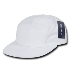 Decky 985 5 Panel Racer Cap - White - White / One Size Fits Most