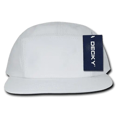 Decky 985 5 Panel Racer Cap - White - White / One Size Fits Most