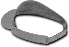 Decky 996 Terry Visor - Gray - Gray / One Size Fits Most