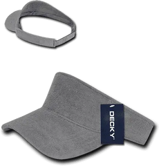 Decky 996 Terry Visor - Gray - Gray / One Size Fits Most