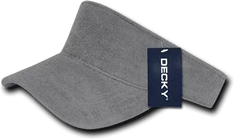 Decky 996 Terry Visor - Gray - Gray / One Size Fits Most