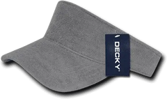 Decky 996 Terry Visor - Gray - Gray / One Size Fits Most