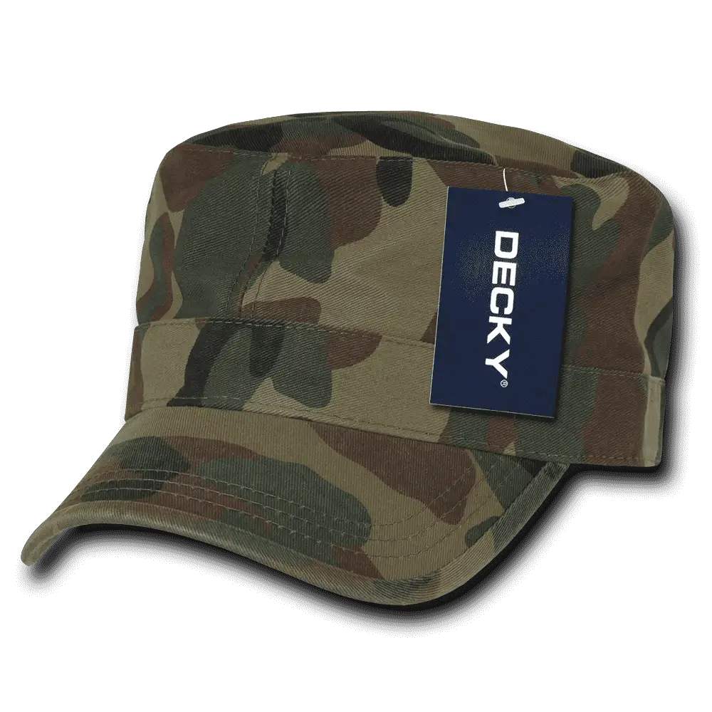 Decky GRM Washed GI Cap - Woodland Camo - Woodland Camo / One Size Fits Most