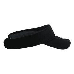 DeckyGolf 6104 Pique Patterned Sun Visor - Black - Black / One Size Fits Most