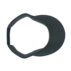 DeckyGolf 6104 Pique Patterned Sun Visor - Navy - Navy / One Size Fits Most