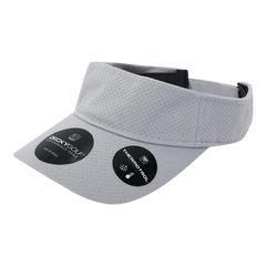 DeckyGolf 6204 Dimple Patterned Sun Visor - Gray - Gray / One Size Fits Most