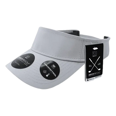 DeckyGolf 6404 Sleek H2O Sun Visor - Gray - Gray / One Size Fits Most