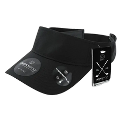 DeckyGolf 7104 Grid H2O Sun Visor - Black - Black / One Size Fits Most