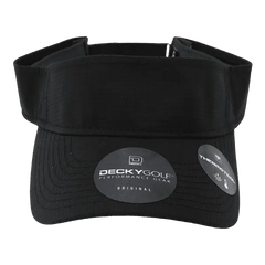 DeckyGolf 7104 Grid H2O Sun Visor - Black - Black / One Size Fits Most