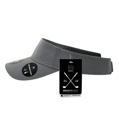 DeckyGolf 7104 Grid H2O Sun Visor - Charcoal - Dark Gray / One Size Fits Most