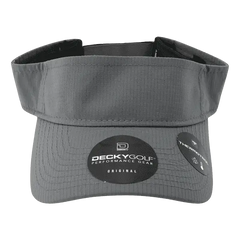 DeckyGolf 7104 Grid H2O Sun Visor - Charcoal - Dark Gray / One Size Fits Most