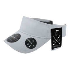 DeckyGolf 7104 Grid H2O Sun Visor - Gray - Gray / One Size Fits Most
