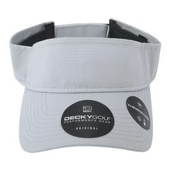 DeckyGolf 7104 Grid H2O Sun Visor - Gray - Gray / One Size Fits Most