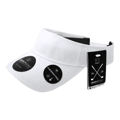 DeckyGolf 7104 Grid H2O Sun Visor - White - White / One Size Fits Most