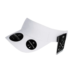 DeckyGolf 8104 Screen Fabric Sun Visor - White - White / One Size Fits Most