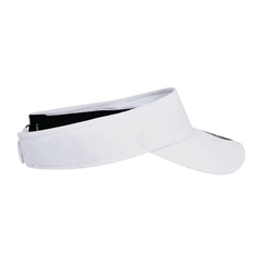 DeckyGolf 8104 Screen Fabric Sun Visor - White - White / One Size Fits Most