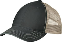 District DT630 Super Soft Mesh Back Cap - Black Khaki - Black Khaki / One Size Fits Most
