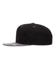 Flexfit 110F 110® Snapback Cap - Black Grey - Black Gray / One Size Fits Most
