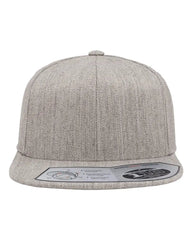Flexfit 110F 110® Snapback Cap - Heather Grey - Gray / One Size Fits Most