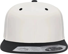 Flexfit 110F 110® Snapback Cap - Natural Black - Natural/ Black / One Size Fits Most