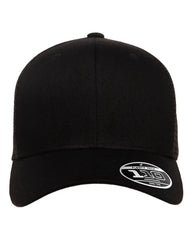 Flexfit 110M 110® Mesh-Back Cap - Black - Black / One Size Fits Most