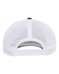 Flexfit 110M 110® Mesh-Back Cap - Black White - Black White / One Size Fits Most