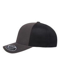 Flexfit 110M 110® Mesh-Back Cap - Charcoal Black - Dark Gray Black / One Size Fits Most