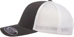 Flexfit 110M 110® Mesh-Back Cap - Charcoal White - Dark Gray White / One Size Fits Most