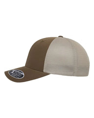Flexfit 110M 110® Mesh-Back Cap - Coyote Brown Khaki - Brown Khaki / One Size Fits Most