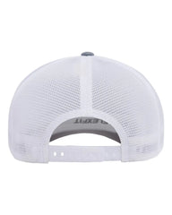 Flexfit 110M 110® Mesh-Back Cap - Heather Grey White - Gray White / One Size Fits Most