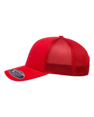 Flexfit 110M 110® Mesh-Back Cap - Red - Red / One Size Fits Most