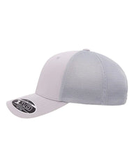 Flexfit 110M 110® Mesh-Back Cap - Silver - Gray / One Size Fits Most
