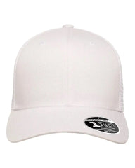 Flexfit 110M 110® Mesh-Back Cap - White - White / One Size Fits Most