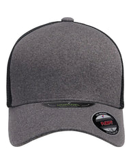 Flexfit 5511UP Unipanel™ Trucker Cap - Melange Heather Black - Gray Black / S/M