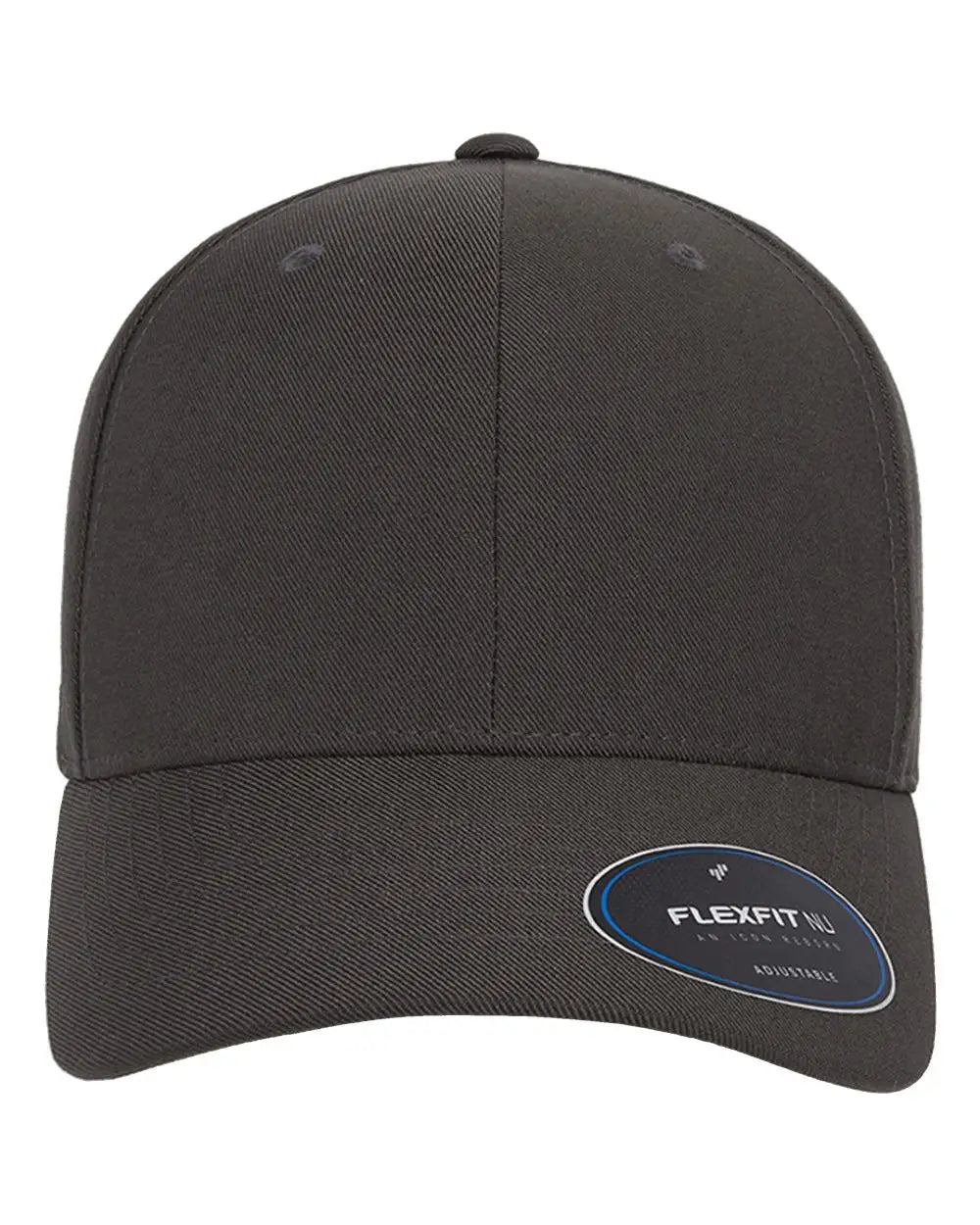 Flexfit 6110NU NU® Adjustable Cap - Dark Grey - Dark Gray / One Size Fits Most