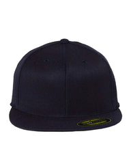 Flexfit 6210FF 210® Flat Bill Cap - Dark Navy - Navy / S/M