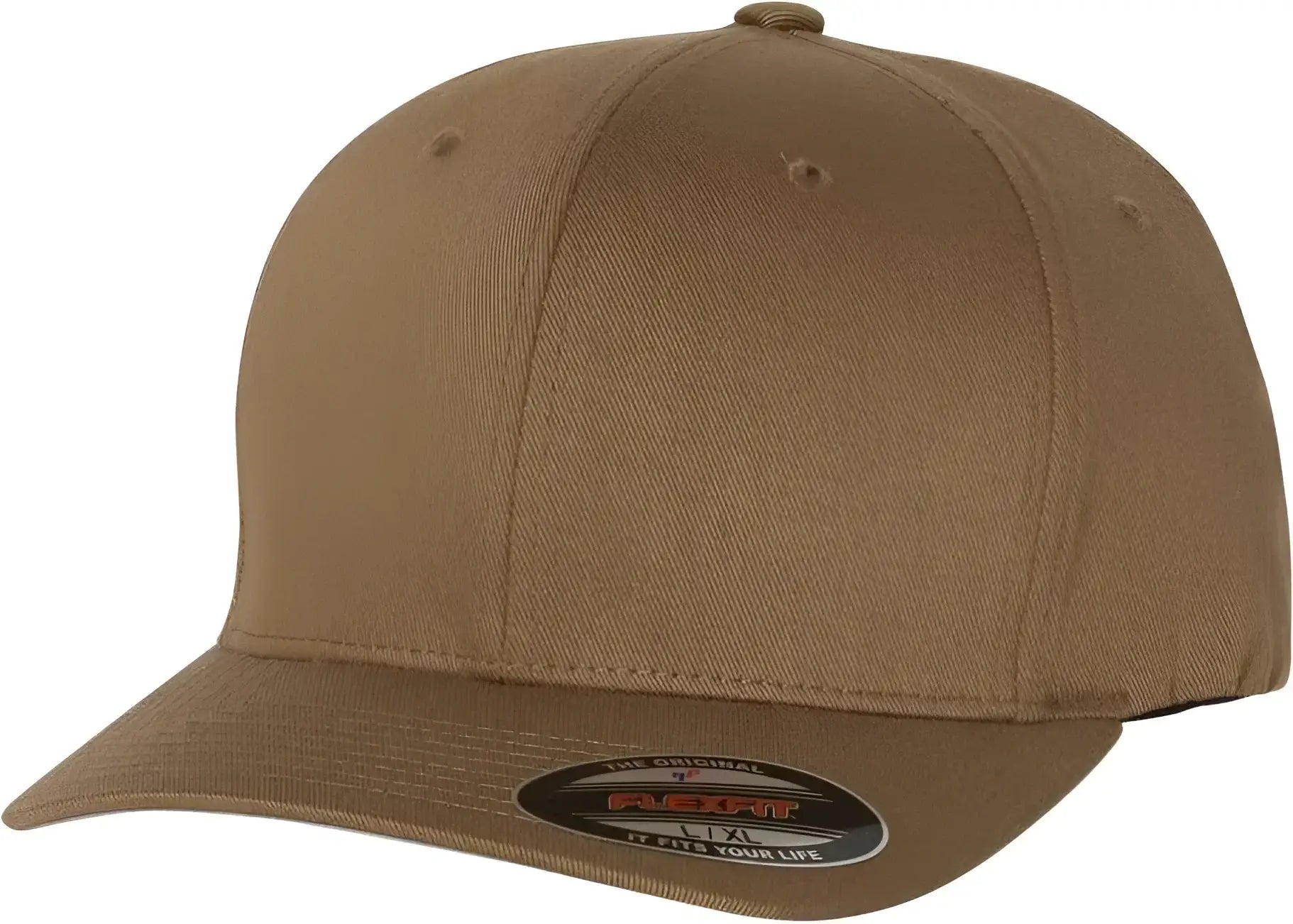 Flexfit 6277 Twill Cap - Coyote Brown - Brown / 6 3/4’’ - 7 1/4’’
