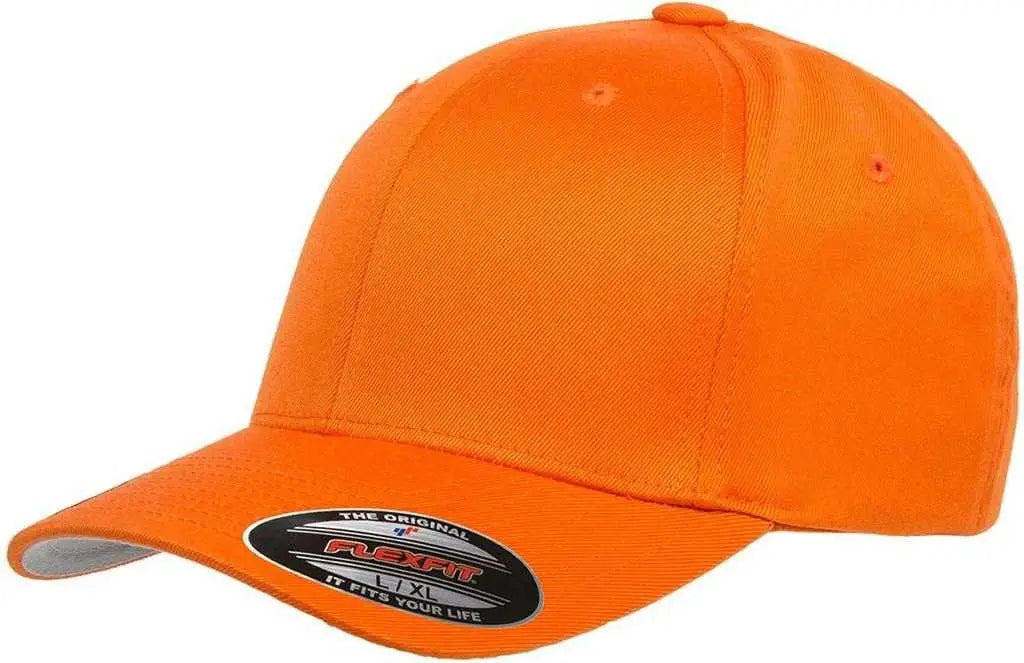 Flexfit 6277 Twill Cap - Orange - Orange / 6 3/4’’ - 7 1/4’’