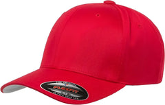 Flexfit 6277 Twill Cap - Red - Red / 6 3/4’’ - 7 1/4’’
