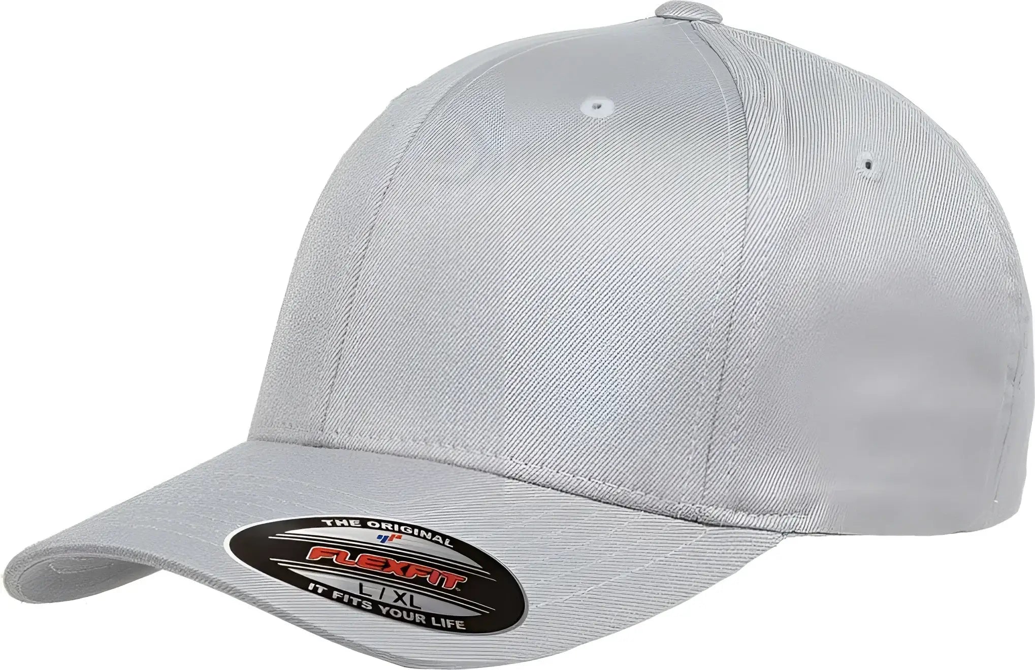 Flexfit 6277 Twill Cap - Silver - Light Gray Gray / 6 3/4’’ - 7 1/4’’