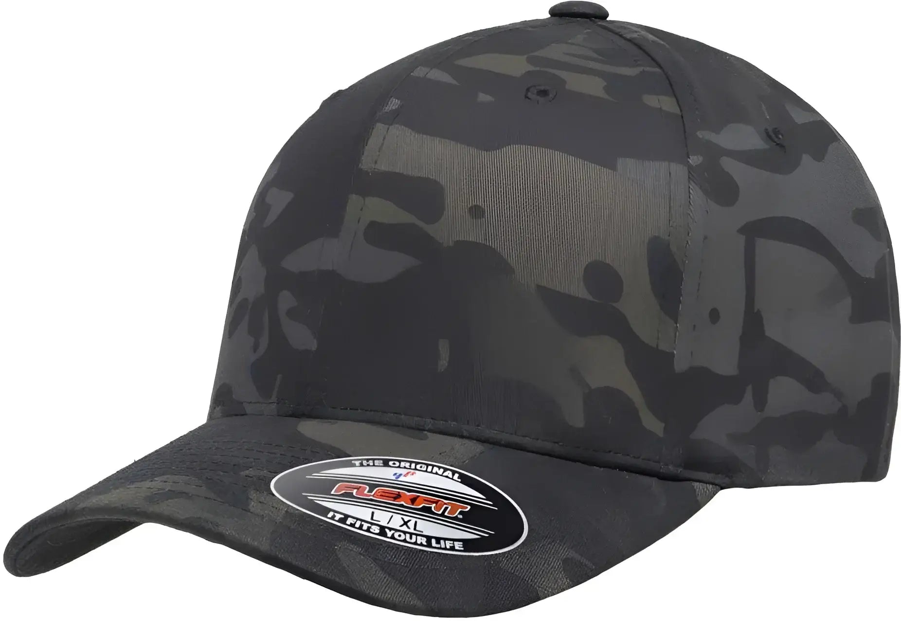 Flexfit 6277MC MultiCam Twill Cap - Multicam Black - Multi-Colored / 6 3/4’’ - 7 1/4’’